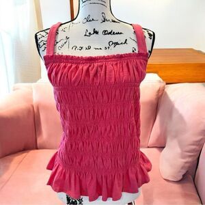 Universal Thread NWT Ruched Tank Top Pink Size XXL